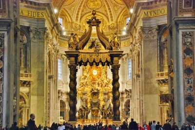 Resultado de imagen de baldaquino de bernini